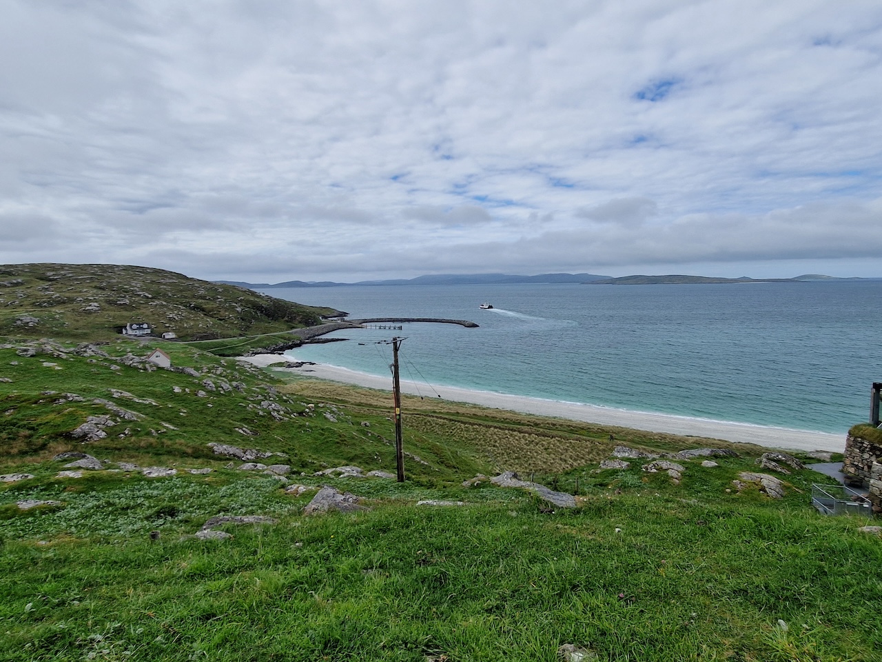 Ferry leaving Eriskay for Barra