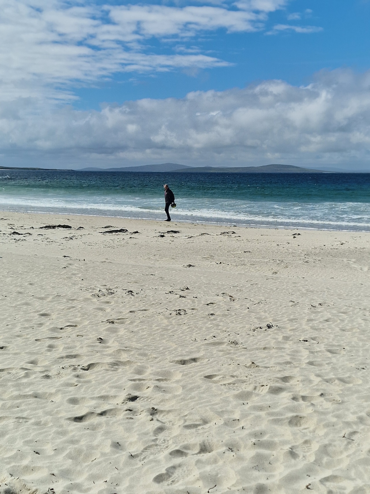 Carol on the beach